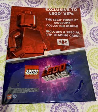 Lego Movie 2 Trading Cards Collector Album