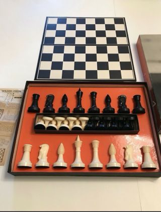 OFFERS Vintage Ganine Classic Chess Set for a Star Trek 3D Chess Prop GORGEOUS 3