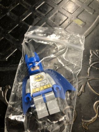 Lego Batman Minifigure Hero Blue Mask Cape Authentic Fig