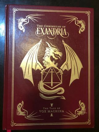 Critical Role Chronicles Of Exandria Vol.  I Vox Machina Art Book Deluxe Edition