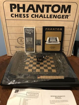Fidelity Phantom 6100 Chess Challenger Set Complete & 100 Vtg