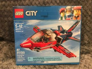 Lego City 60177 Airshow Jet Building Toy Set Airplane