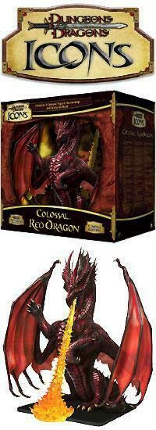 Wotc D&d Minis Colossal Red Dragon Vg
