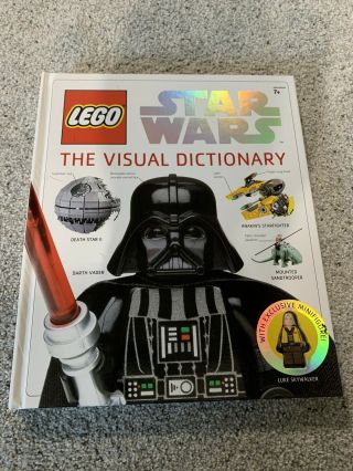 Lego Star Wars The Visual Dictionary Book With Luke Skywalker Minifigure 2009