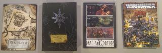 Rogue Trader Warhammer 40k,  Liber Chaotica,  The Sabbat Worlds Crusade,  Xenology