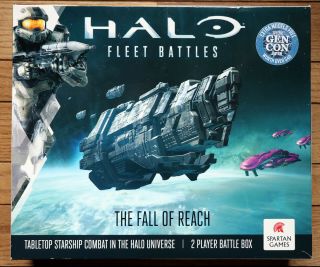 Spartan Games Halo Fleet Battles The Fall Of Reach Tabletop Set Gen Con Edition