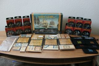 Sails Of Glory Board Game Kickstarter Exclusives Edition Captain Pledge 12 Ships