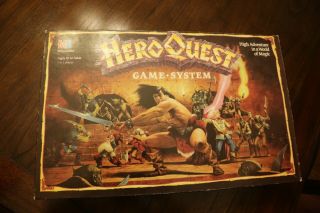 Hero Quest Board Game - 1989 1990 Milton Bradley - Complete (heroquest)