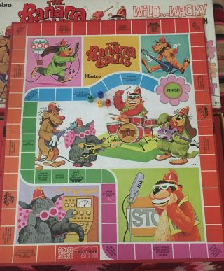 VTG 1969 Hasbro The Banana Splits Board Game Hanna Barbera 60s Complete Krofft 2