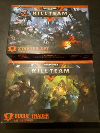 Warhammer 40k Kill Team Starter/rogue Trader.  Near Complete.  M/nm.  Htf.