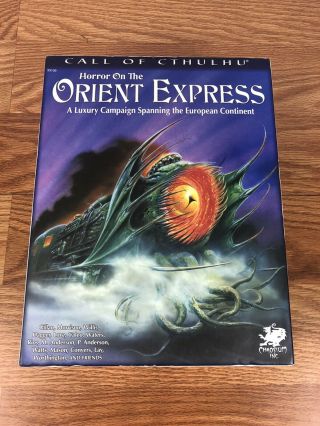 Horror On The Orient Express.  Call Of Cthulhu - Chaosium Complete