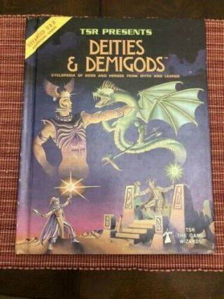 Ad&d Advanced Dungeons & Dragons Deities & Demigods 1980 (144 Pg,  Cthulhu Mythos)