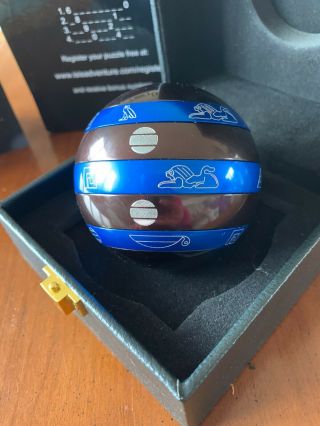 Isis Adventure Puzzle Limited Edition Titanium And Blue Isis Sphere