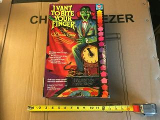 Vintage Board Game I Vant To Bite Your Finger Hasbro Complete Dracula Halloween
