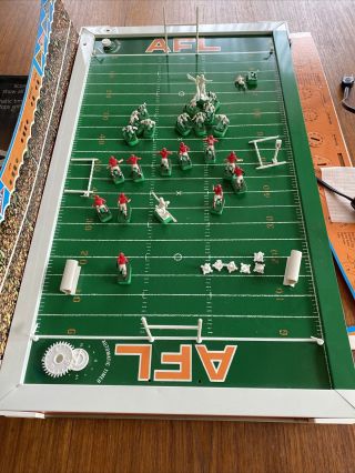 Rare 1968 Tudor Afl Electric Football Game Chiefs Vs.  Jets - And