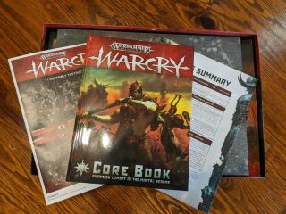Warcry Starter Set Warhammer Age Of Sigmar - Open But - Fast Ship