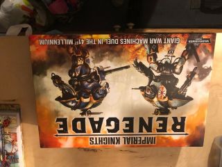 Gw Imperial Knights Renegade Boxed Game Complete Unassembled Box