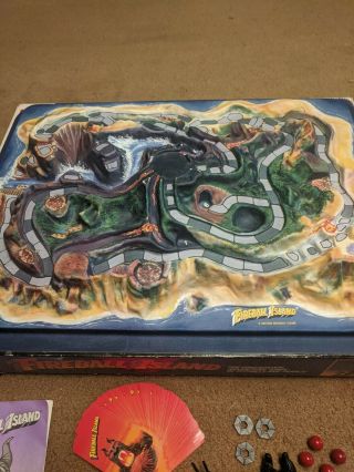 Fireball Island Vintage 1986 Milton Bradley Board Game 99 Complete 2