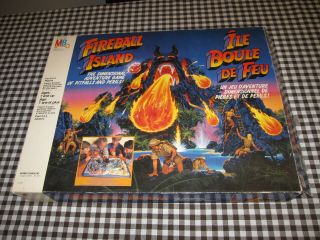 Vintage 1986 Fireball Island Board Game.  Milton Bradley.  100 Complete Scarce