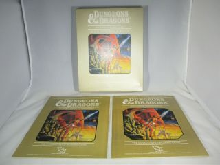 1986 Tsr Dungeons & Dragons Game Immortal Rules Gold Box Set 1017