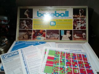 1972 Sports Illustrated Baseball Game Avalon Hill Time Ex Complete 24 Teams