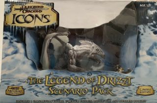 Dungeons & Dragons Gargantuan White Dragon,  Icons Legend Of Drizzt Scenario Pack