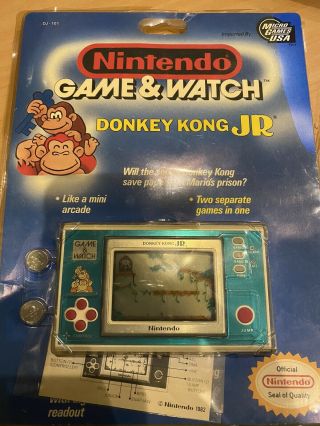 Nintendo Game And Watch Donkey Kong Jr.  Japan 1982 In Package