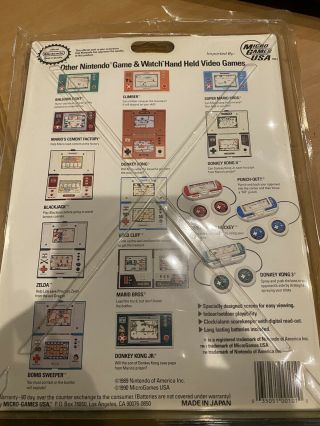 Nintendo Game and Watch DONKEY KONG Jr.  Japan 1982 In Package 2