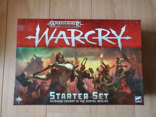 Warhammer Warcry Starter Set.  Open But Unplayed.  M/nm.