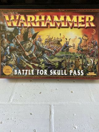 Battle For Skull Pass.  Oop 7th Ed.  Warhammer Starter (2006) Games Workshop.