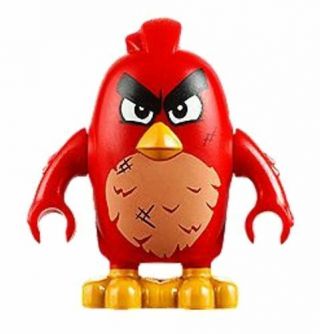 Lego The Angry Birds Movie Minifigure Red 75826