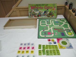 Very Rare 1964 Ideal The " Weird - Ohs " Board Game - 100 Complete