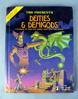 Tsr Advanced Dungeons & Dragons Deities & Demigods 144 Page 1980 W/cthulhu Mytho