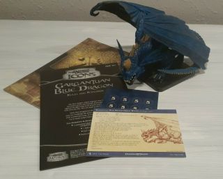 Dungeons And Dragons Limited Edition 1/1,  Le 500 Gargantuan Blue Dragon