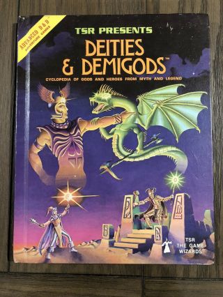 Tsr Advanced Dungeons & Dragons Deities & Demigods W/cthulhu 144 Pages
