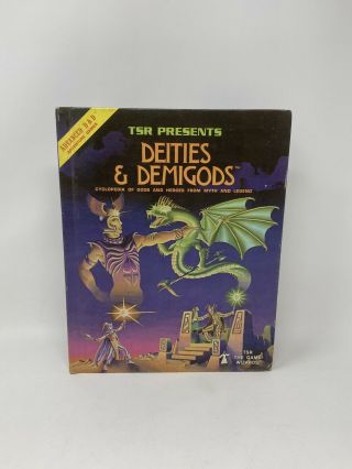 Tsr Advanced Dungeons & Dragons Deities & Demigods W/cthulhu 144 Pages