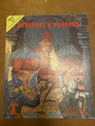 Dungeons And Dragons Basic Set Tsr 1001 Includes All 5 Dice 1978