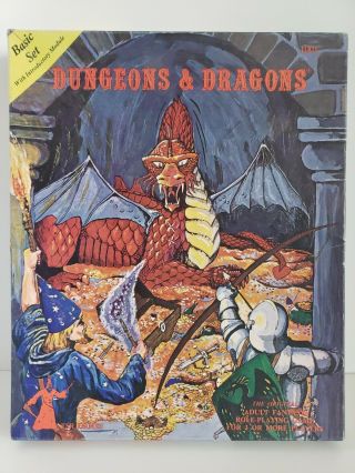 Dungeons And Dragons Basic Set (1001) 3rd Edition With Book.  Unpunched