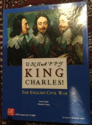 Gmt Card - Driven Game Unhappy King Charles - The English Civil War