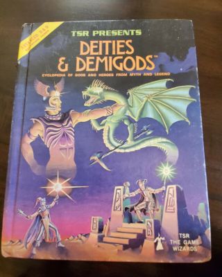Deities & Demigods Dungeons & Dragons Ad&d Tsr 1980 With Cthulhu