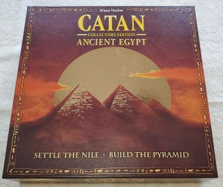 Settlers Of Catan Ancient Egypt Collectors Edition - Out Of Print