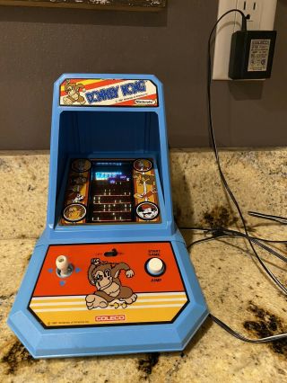 Vintage 1981 Coleco Donkey Kong Tabletop Arcade Game