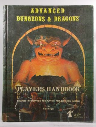 Ad&d 2nd Printing Player 