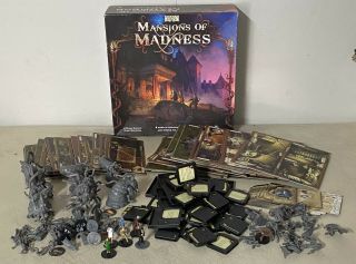 Fantasy Flight Games Mansions Of Madness 1st Edition Incomplete Over 50 Figures