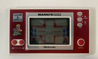 80s Mario Bros.  Cement Factory Nintendo Game & Watch Electronic 1980s