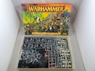1996 Games Workshop Warhammer Boxed Set 0110 With 88 Miniatures Made In Uk