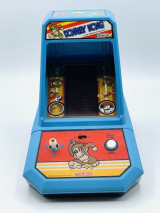 Vintage 1981 Coleco Donkey Kong Tabletop Arcade Game System Mario