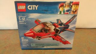 Lego City 60177 Airshow Jet Retired Airplane Complete