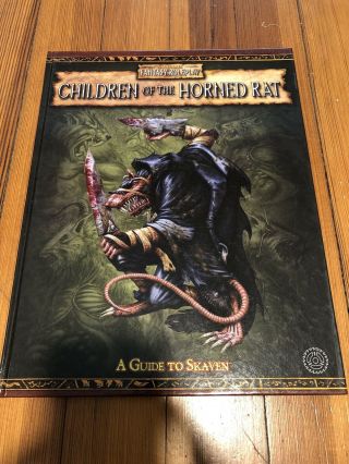 Warhammer Wfrp Children Of The Horned Rat: A Guide To Skaven Rare
