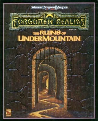 Tsr Forgotten Realms Ruins Of Undermountain Vg,
